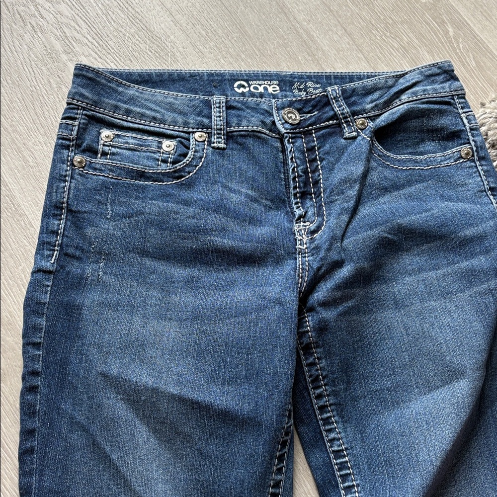 Blue Denim Jeans by Warehouse One